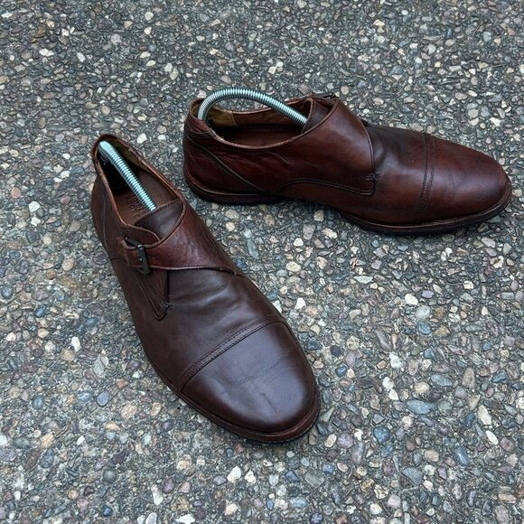 Timberland Boot Company Wodehouse Monk Strap Brown Leather Loafer Size 9 - Picture 8 of 11